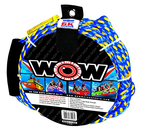 WOW World of Watersports, Tow Ropes, Floating Foam Buoys, Minimum Stretch