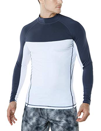 Tesla Men's UPF 50  Long Sleeve Rashguard MSR Series