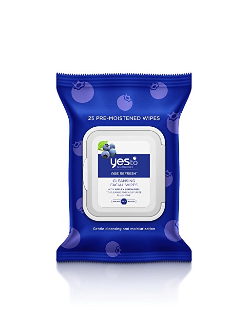 Yes To Blueberries Age Refresh Towelettes, 25 Count
