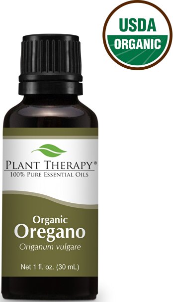 USDA Certified Organic Oregano Essential Oil. 30 ml (1 oz). 100% Pure, Undiluted, Therapeutic Grade.