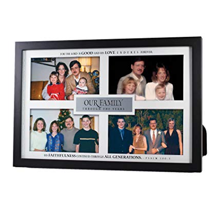 Lighthouse Christian Products Our Family Through The Years Frame Collage, 12 3/4 x 8 5/8"