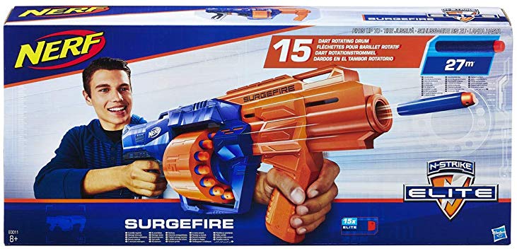 Nerf E0011EU5 N-Strike Surgefire, Multi-Colour