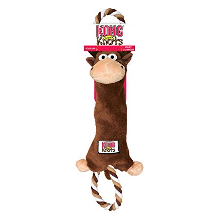 KONG Tugger Knots Moose Dog Tug Toy