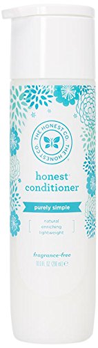 Honest Purely Simple Hypoallergenic Conditioner for Sensitive Skin, Fragrance Free, 10 Fluid Ounce