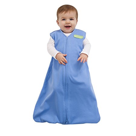 HALO Sleepsack 100% Cotton Wearable Blanket, Bright Blue, Small (Discontinued by Manufacturer) (Discontinued by Manufacturer)