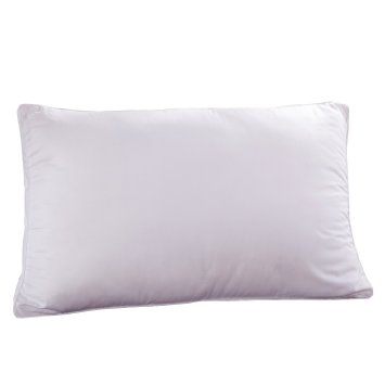 OROSE silk filled pillows with 100% natural cotton cover, Breathable & Fluffy (50%silk 50%polyester, King)