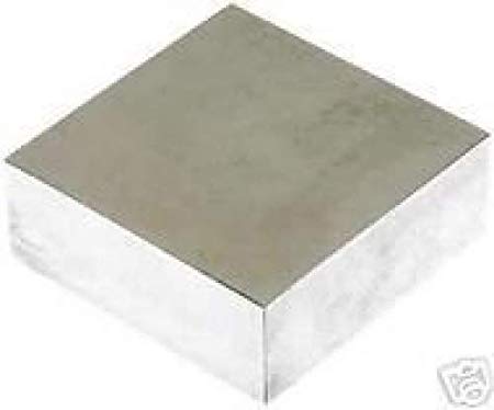 Jewellers Tools 100mm Square solid steel hardened doming dapping bench block 4" x 4" x 3/4" tool