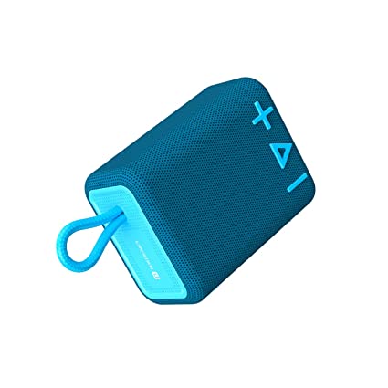 Portronics Breeze 4 Portable Bluetooth Speaker 5W with TWS Connectivity. 2000 mAh Battery, Built-in-Mic, 8Hrs Playback (Blue)