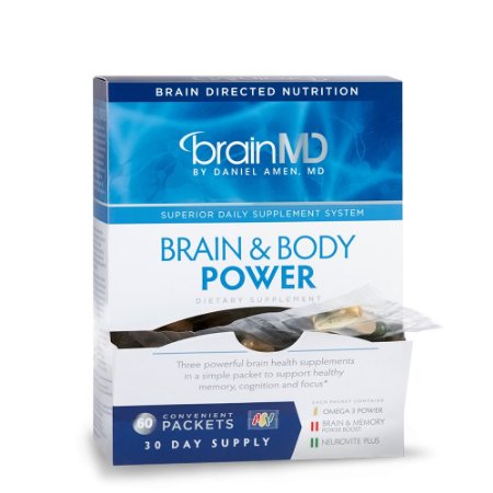 Dr. Amen Brain & Body Power - The Complete Brain and Body Supplement that Will Keep Your Mind Focused and Your Body in Optimal Shape