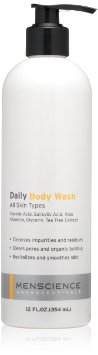 MenScience Androceuticals Daily Body Wash, 12 fl. oz.