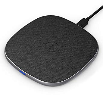 Poweradd Wireless Charger, Qi-Certified 7.5W Fast Charging Pad Compatible for iPhone XS/XS Max/XR/X/iPhone 8/8 Plus,10W Fast Wireless Charging Pad for Galaxy S9 / S9  / S8 / S8  / S7 and More Qi-Enabled Devices