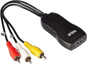 RCA RCA Composite Adapter, Black 7.60" x 4.90" x 1.00"