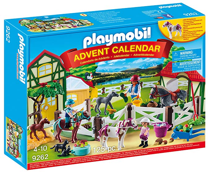 Playmobil Advent Calendar Farm with Flocked Horse