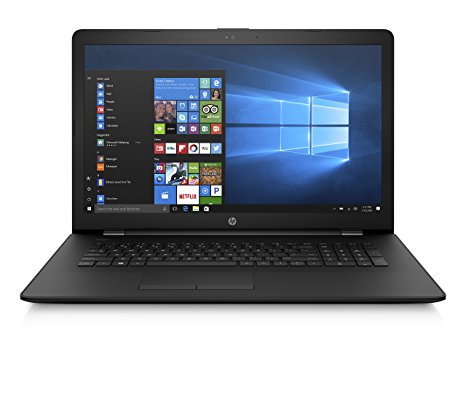 HP 17-inch Laptop, Intel Pentium N3710, 4GB RAM, 1TB hard drive, Windows 10 (17-bs010nr, Black)