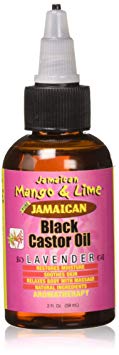 Jamaican Mango & Lime Black Castor Oil, Lavender, 2 Fl Oz