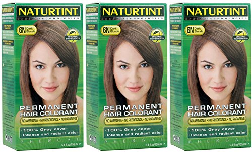 - Naturtint - Hair Dye - 6N Dark Blonde | 135ml | BUNDLE by Naturtint