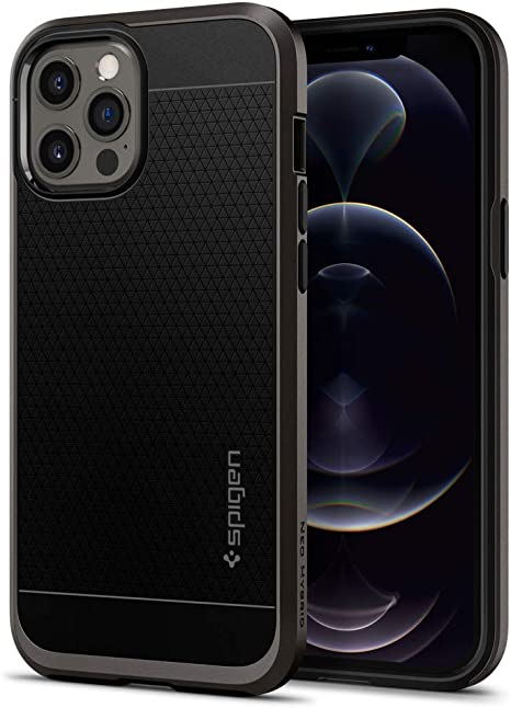 Spigen Neo Hybrid Works with Apple iPhone 12 Pro Max Case (2020) - Gunmetal