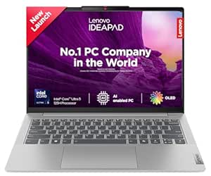 Lenovo IdeaPad Slim 5 Intel Core Ultra 5 125H 14" (35.5cm) WUXGA-OLED 400Nits Thin & Light Laptop (16GB/1TB SSD/Win 11/Office 2021/Backlit KB/Alexa/3 Month Game Pass/Grey/1.46Kg), 83DA003GIN