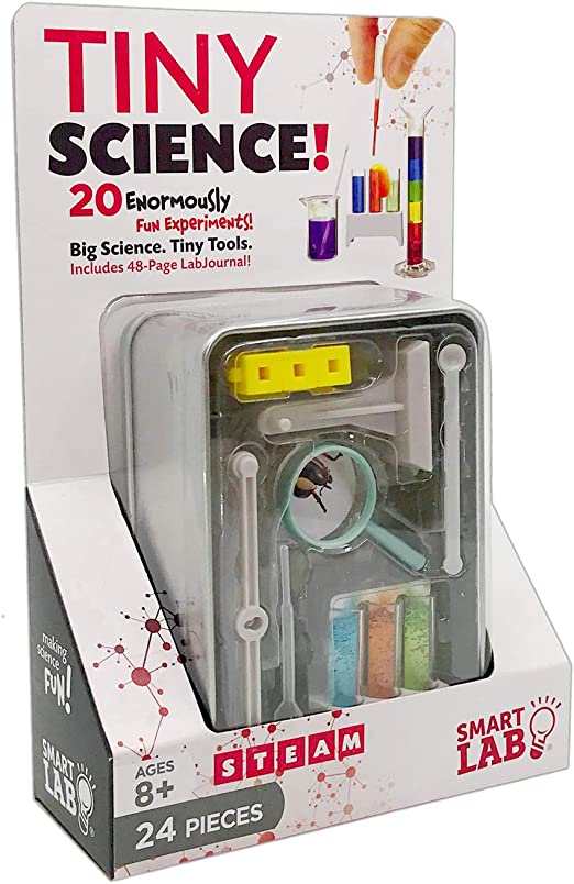 SmartLab Toys Tiny Science - 20 Enormously Fun Experiments. Big Science. Tiny Tools.