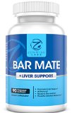 Bar Mate - Hangover and Liver Support - Relief Supplement for Alcohol Hangover Reduction and Electrolyte Booster - 90 Capsules - With N-Acetyl L-Cysteine Milk Thistle Prickly Pear Extract and Vitamin C