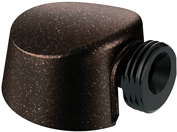 Moen A725ORB Round Drop Ell Handheld Shower Wall Connector, Oil-Rubbed Bronze