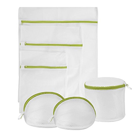 6 Pack Washing Bags,TURATA Delicates Mesh Laundry Bags for Lingerie, Bra, Protective Wash Drying Bag