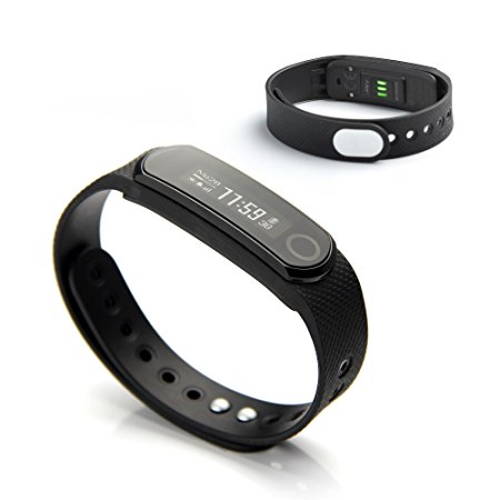 Jarv Elite HR Heart Rate   Fitness Tracker with Sleep and Wrist-Based Heart Rate Monitor, Hi-Res OLED Display, Bluetooth Wireless Activity Tracker Sync and 10 Day Battery