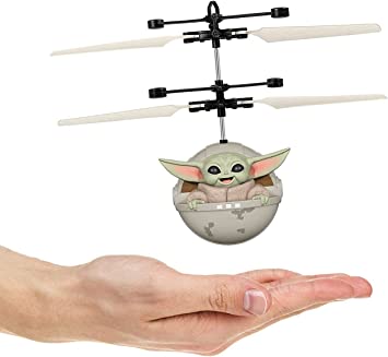 Star Wars: The Mandalorian The Child Sculpted Head - UFO Helicopter ( Baby Yoda)