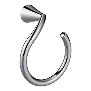 Moen YB2386CH Glyde Towel Ring, Chrome