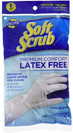 Soft Scrub 12612-26 Premium Comfort Household Gloves, Medium
