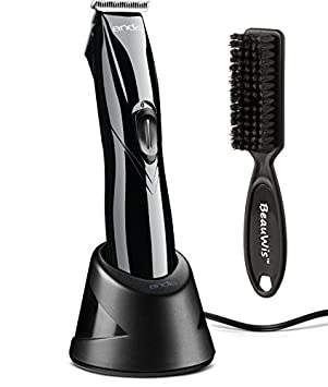 Andis Slimline Pro Li T-Blade Trimmer Black #32475 with BeauWis Blade Brush