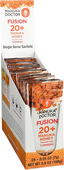 Manuka Doctor 20  Honey Turmeric Fusion Sachet, 24 Count