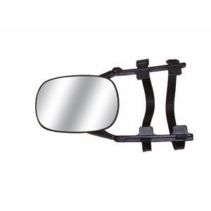 Towing Mirror can clip on for trailer towing the CIPA 11950 auto part is designed to fit trucks and vans. Towing mirrors are great for Chevrolet/GMC/Cadillac/Ford and can be placed on driver or passenger mirror.