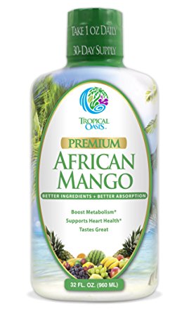 Premium African Mango - Natural Liquid African Mango Extract   CLA, Red Rice Yeast, CoQ10 & Arginine- Supports Weight Loss, Detox, & Healthy Heart Function – Non-GMO, NO Artificial Flavors – 32 Serv.