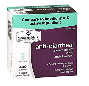 Member's Mark Anti-diarrheal Caplets (Compare To Imodium A-D), 400-Count