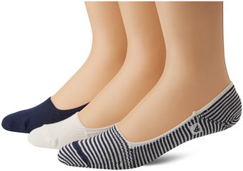 SPERRY Men's Skimmers Feed Stripe Liner Socks Three-Pack
