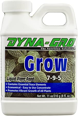 Dyna-Gro Gro-008 Grow 7-9-5 Plant Food, 8-Ounce