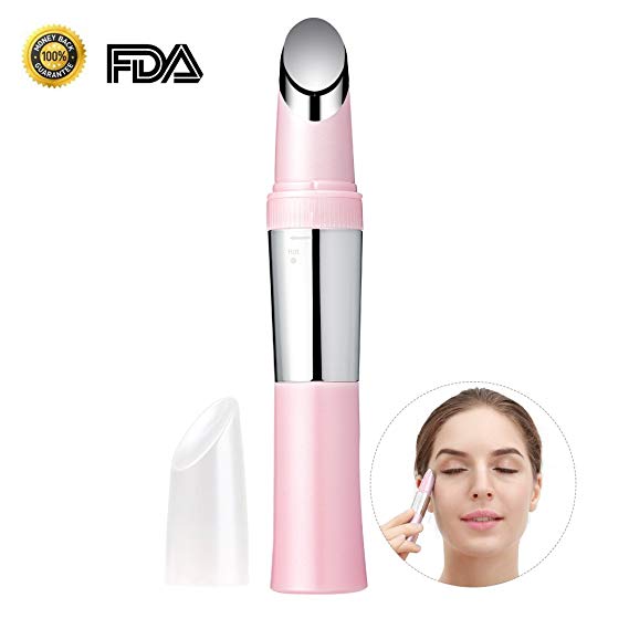 Facial Massager Vibrating Ionic Heated Eye Massager Rechargeable Infuser - Booster Nutrition Face Tightening Lifting Anti Wrinkle Anti Aging Skin Care Devices
