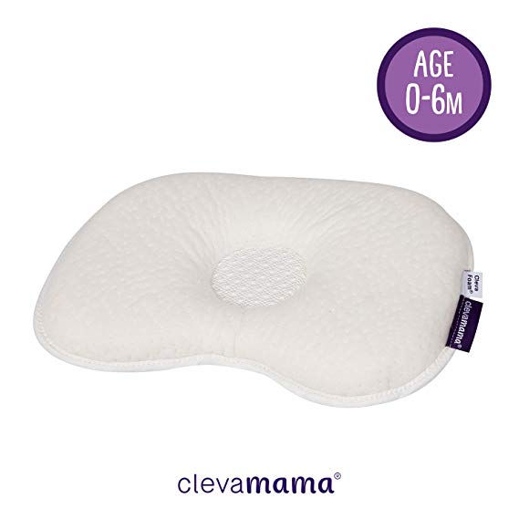 Clevamama 3100 Clevafoam Infant Breathable Baby Pillow (0-6 Months), 99.8g