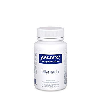 Pure Encapsulations - Silymarin - Hypoallergenic Supplement with Concentrated Milk Thistle Extract for Liver Support* - 120 Capsules