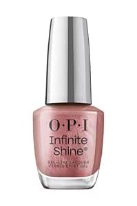 OPI Infinite Shine Long-Wear Dark Pearl Finish Opaque Pink Nail Polish, Up to 11 days of wear & Gel-Like Shine, Chicago Champaign Toast, 0.5 fl oz