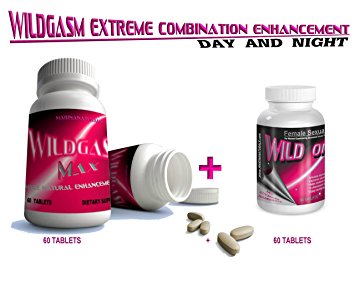 MARINANATURALS Wildgasm Female Sex Drive Enhancement Combination Pills, 1 Month Supply