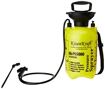 Kisan Kraft KK-PS5000 5-Litre Plastic Manual Sprayer (color may vary)