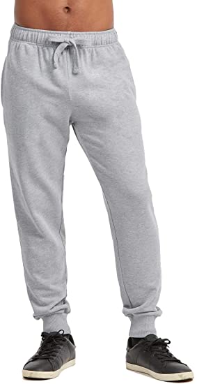 Sweatpants/Joggers - Men's Active Stretch Open Bottom Terry Sweatpants/Joggers with Pockets