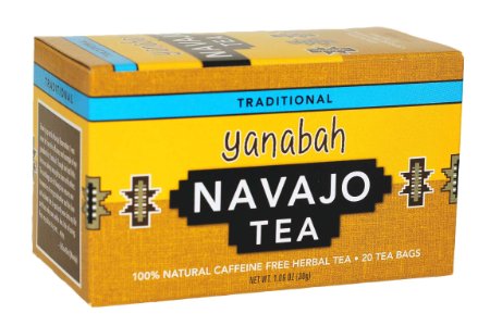 Yanabah Navajo Caffeine Free Herbal Tea, 20 Tea Bags