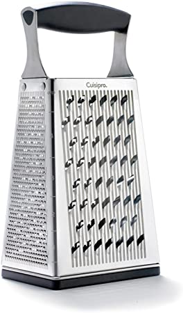 Cuisipro 746850 4 Sided Box Grater, Black, 0065506068503