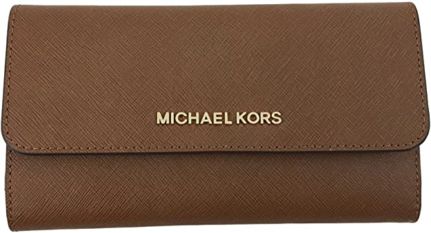 Michael Kors Women's Jet Set Travel Large Trifold Wallet