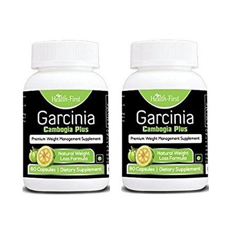 Garcinia Cambogia plus- Premium HIGH STRENGTH Weight Loss Pills ~ PLUS Added Green Tea , Capsicum, Yohimbe ~ Two Months Supply ~ Veggie Capsules~ Natural Appetite Suppressant Diet Pill ~ Two Daily Servings To Support Healthy Weight Loss-Health first Garcinia (120 Capsules)