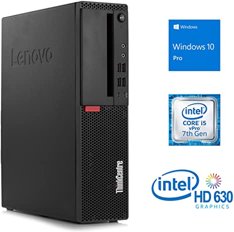 Lenovo ThinkCentre M910s Desktop, Intel Core i5-7500 Upto 3.8GHz, 64GB RAM, 1TB NVMe SSD, DisplayPort, VGA, Wi-Fi, Bluetooth, Windows 10 Pro