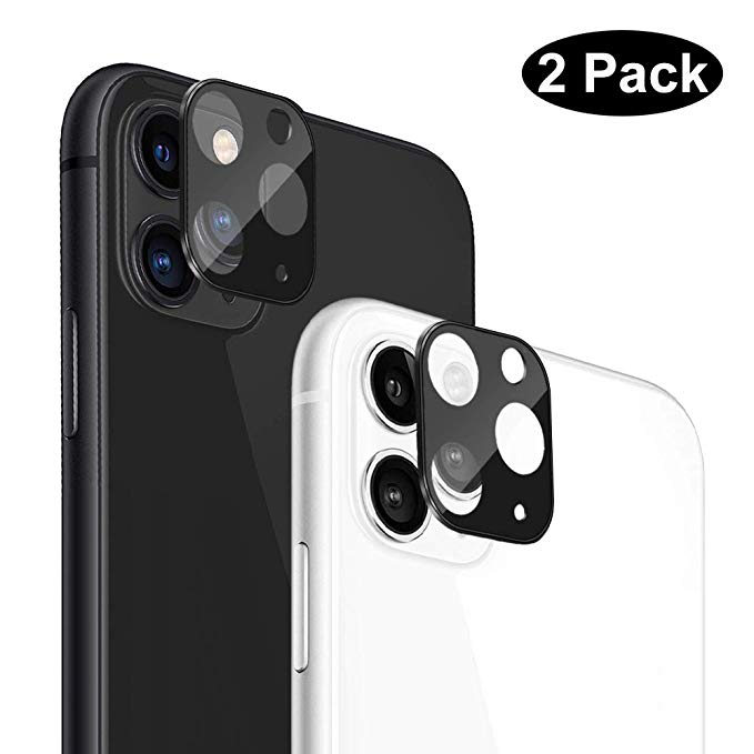 RHESHINE For iPhone 11 Pro/iphone 11 Pro Max Camera Lens Protector, Ultra Thin High Responsivity Transparent Tempered Glass Camera Lens Protector for iphone 11 Pro/iphone 11 Pro Max[2-Pack]